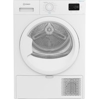 Indesit CYD92DWWUK 9kg Heat Pump Condenser Dryer in White A Rated Stea