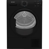 Indesit CYSD82DBBUK 8kg Heat Pump Condenser Dryer in Black A Rated Ste