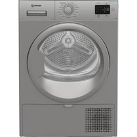 Indesit CYSD82DSSUK 8kg Heat Pump Condenser Dryer in Silver A Rated St