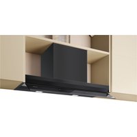 Neff D88XET2S0B N90 80cm Integrated Cooker Hood in Matt Black Clear Gl