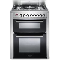 Delonghi DDC707DF 70cm Modern Double Oven Dual Fuel Cooker in St Steel