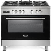 Delonghi DEM965MXX 90cm Wide Professional Line Dual Fuel Range Cooker