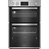 Hotpoint DIH10D1IX Built In Electric Double Oven in Stainless Steel wi