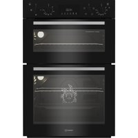 Indesit DII10DB Built In Electric Double Oven in Black