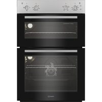 Indesit DII10NS Built In Electric Double Oven in Silver