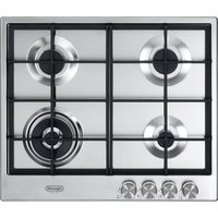 Delonghi DNSL460X 4 Burner Gas Hob in Stainless Steel Includes 3 5 kW