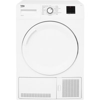 Beko DTBC10001W 10kg Condenser Dryer in White B Rated with Sensor Dry