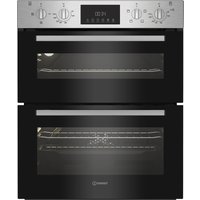 Indesit DUI10DIX Built Under Electric Double Oven in Stainless Steel E