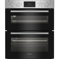 Indesit DUI12DIX Built Under Electric Double Oven in Stainless Steel C
