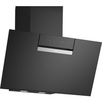 Bosch DWK87FN60B Series 4 80cm Angled Chimney Hood in Black Glass