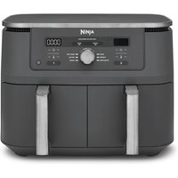 Ninja DZ400UK Ninja 9 5 litre MAX 6 in 1 Dual Zone Air Fryer Gun Metal