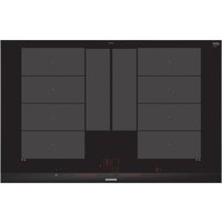 Siemens EX875LYV1E iQ700 80cm 4 Zone Induction Hob in Black with Home