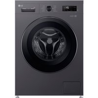 LG F4X1008NMK 8kg 1400 Spin Washing Machine in Middle Black A Rated 6