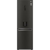 LG GBF61BLHEN 189cm High 70 30 Frost Free Fridge Freezer in Black Stee