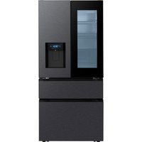 LG GMGS50DEEP InstaView American Fridge Freezer in Essence Black Steel