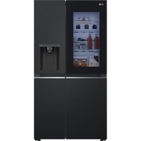 LG GSGV81EPLD InstaView American Fridge Freezer in Matt Black with Ice
