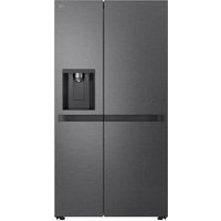 LG GSLC40EPPE American Fridge Freezer in Matte Black with Ice Water Pl