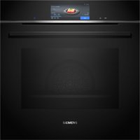 Siemens HB778G3B1B iQ700 Built In Electric Single Oven in Black 71L
