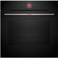 Bosch HBG7341B1B Series 8 Built In Electric Single Oven in Black 71L