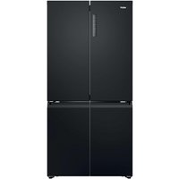 Haier HCR39F19ENPT American Fridge Freezer in Slate Black Frost Free