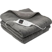 Daewoo HEA1914GE Heated Two Tone Over Throw Blanket 160x120cm
