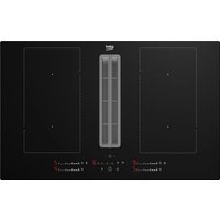 Beko HIXI84700UP 82cm 4 Zone Induction Hob with Integrated Vented Extr