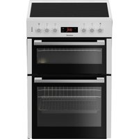 Blomberg HKN65W 60cm Double Oven Electric Cooker in White Ceramic Hob