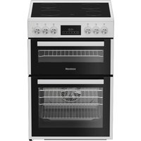 Blomberg HKRN651W 60cm Double Oven Electric Cooker in White Ceramic Ho