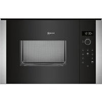 Neff HLAWD53N0B N50 Built In Microwave Oven in Black with Stainless St
