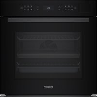 Hotpoint HOI6A8PT1SB Built In Electric Pyrolytic Oven in Black 73L A R