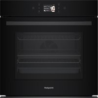 Hotpoint HOI98PT2SBUK Built In Electric Pyrolytic Oven in Black 73L A