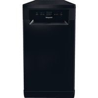 Hotpoint HP2FD10CS90B 45cm Slimline Dishwasher in Black 10 Place Setti