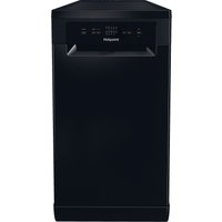 Hotpoint HP2FE10CS90B 45cm Slimline Dishwasher in Black 10 Place Setti