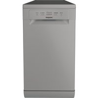 Hotpoint HP2FE10CS90S 45cm Slimline Dishwasher in Silver 10 Place Sett
