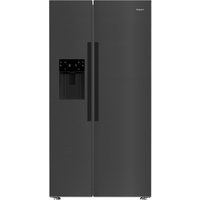 Hotpoint HPG26574WXBR American Fridge Freezer in Black with Ice Water