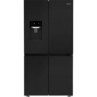 Hotpoint HPGF6564XK4 American Fridge Freezer in Black Inox with Ice Wa