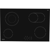 Hotpoint HR724BH EXPERIENCE 77cm 4 Zone Frameless Ceramic Hob in Black