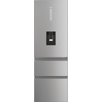 Haier HTW5618EWMG 185cm High 60 40 Frost Free Fridge Freezer in Silver