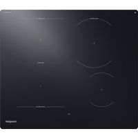 Hotpoint HTX6014DCF 60cm 4 Zone Induction Hob in Black with FlexiZone