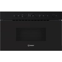 Indesit IMK12BUK Built In Microwave Oven with Grill in Black 22L 750W