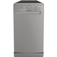 Indesit IN2FE10CS90S 45cm Slimline Dishwasher in Silver 10 Place Setti