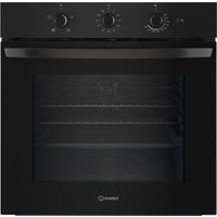 Indesit IO233BUK Built In Electric Single Oven in Black 66L A Rated