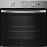 Indesit IO233XUK Built In Electric Single Oven in Stainless Steel 66L