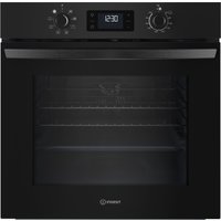 Indesit IO253BUK Built In Electric Single Oven in Black 66L A Rated
