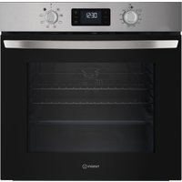 Indesit IO253XUK Built In Electric Single Oven in Stainless Steel 66L