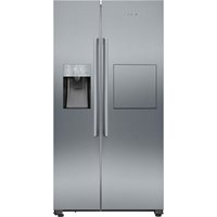 Siemens KA93GAIDP iQ500 American Fridge Freezer in Brushed Steel With