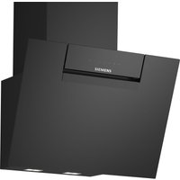 Siemens LC67KFN60B iQ300 60cm Angled Black Glass Canopy Cooker Hood