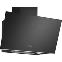 Siemens LC91KLT60B iQ700 80cm Angled Black Glass Canopy Cooker Hood