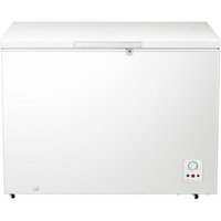 Fridgemaster MCF297E 111cm Chest Freezer in White 297 Litre 0 85m