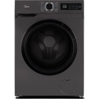 Midea MF110W100BTU 10kg 1400 Spin Washing Machine in Graphite A Rated